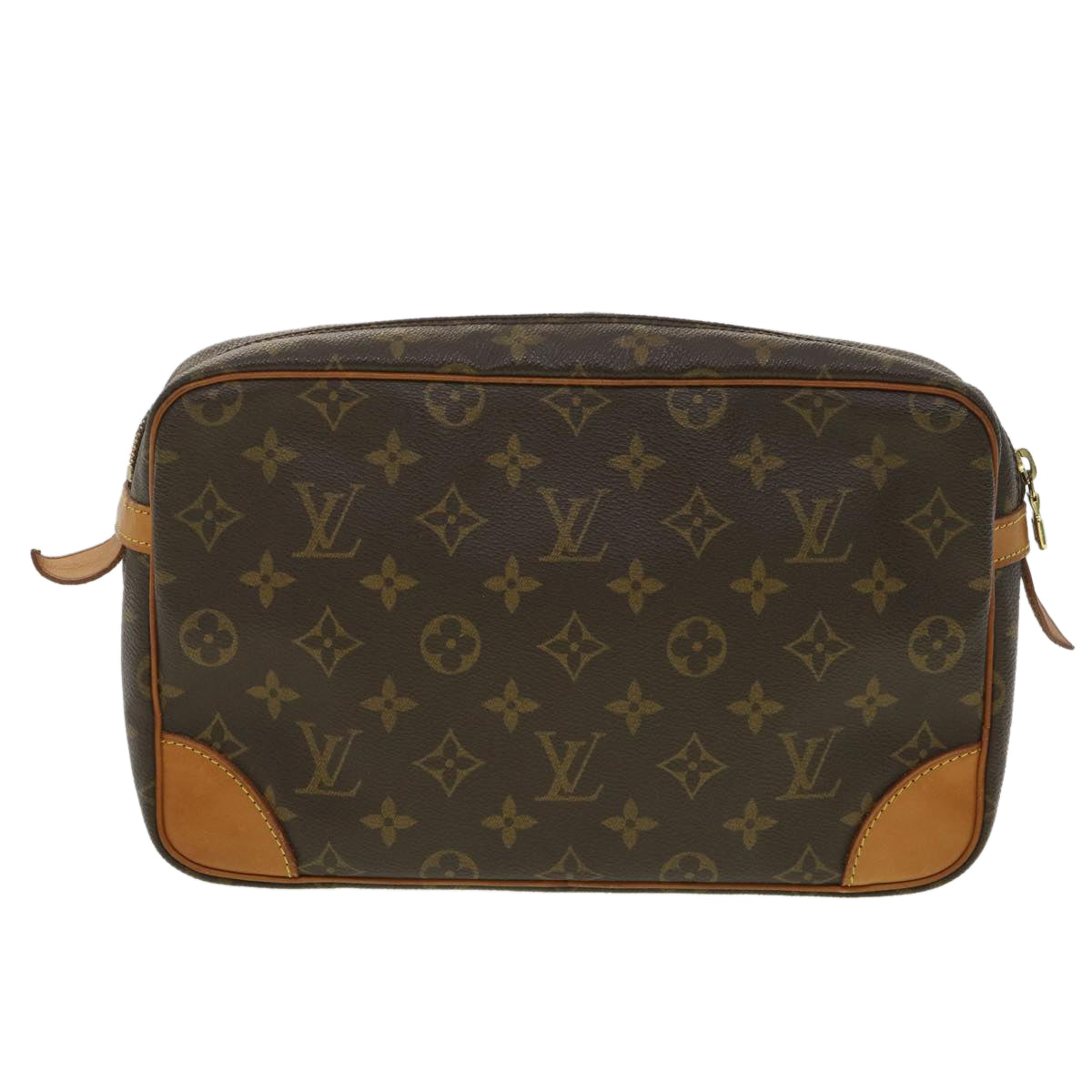 LOUIS VUITTON Monogram Compiegne 28 Clutch Bag M51845 LV Auth ny140 - 0