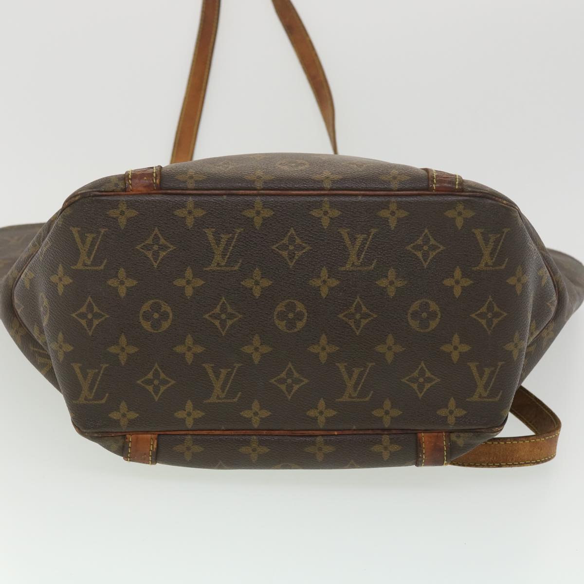 LOUIS VUITTON Monogram Sac Shopping Tote Bag M51108 LV Auth ny218