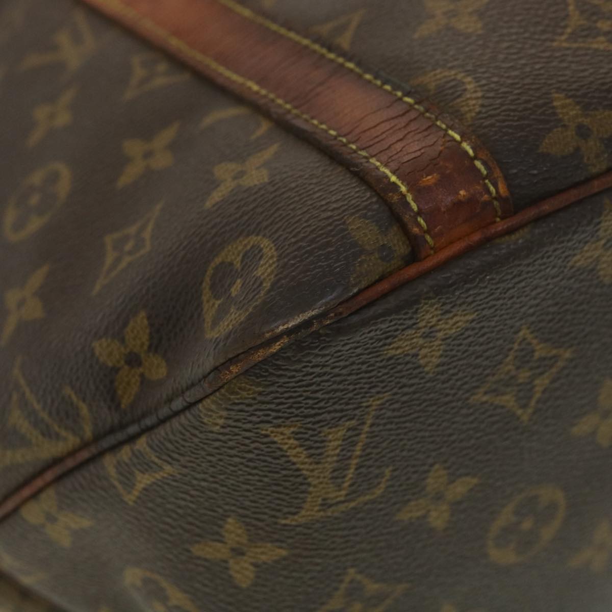 LOUIS VUITTON Monogram Sac Shopping Tote Bag M51108 LV Auth ny218