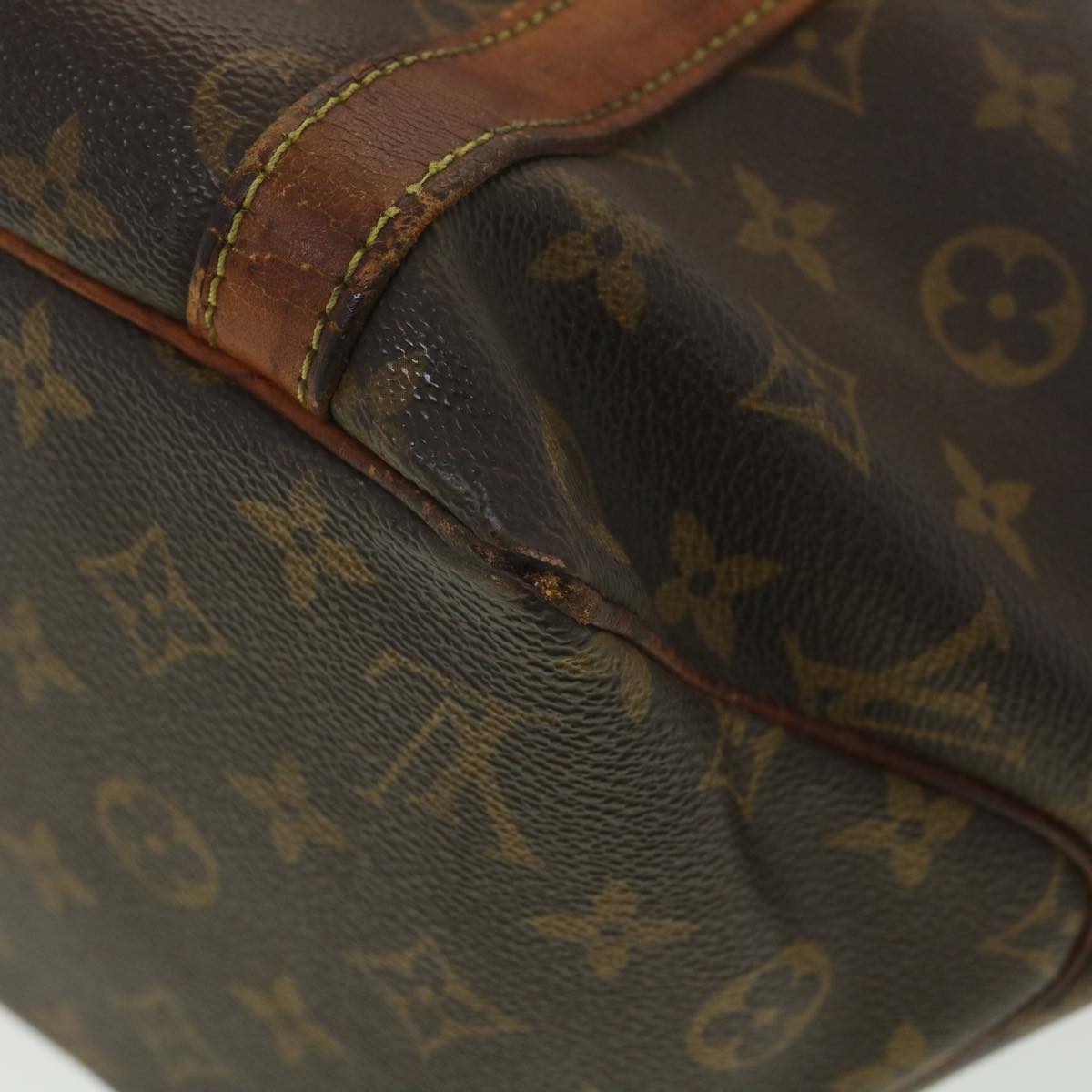 LOUIS VUITTON Monogram Sac Shopping Tote Bag M51108 LV Auth ny218