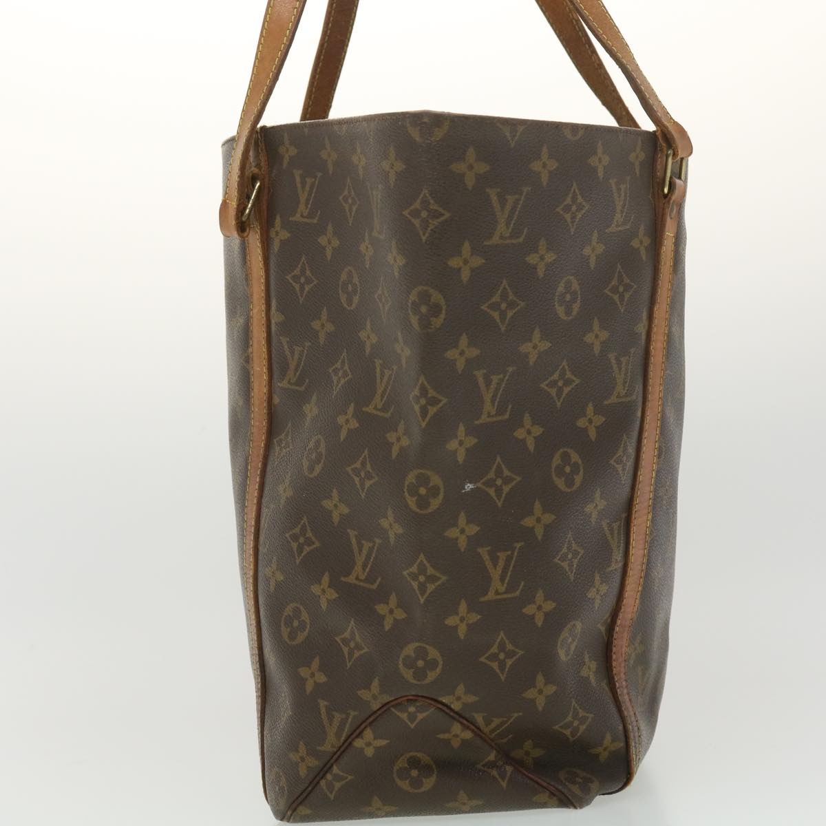 LOUIS VUITTON Monogram Sac Shopping Tote Bag M51108 LV Auth ny218