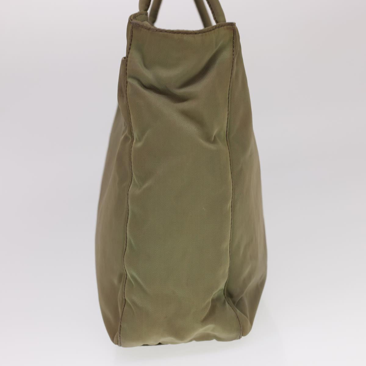 PRADA Shoulder Bag Nylon Khaki Auth ny224