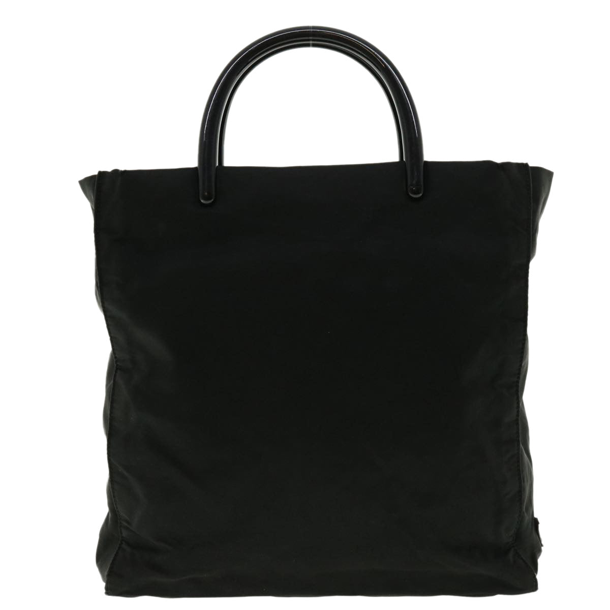 PRADA Hand Bag Nylon Black Auth ny238