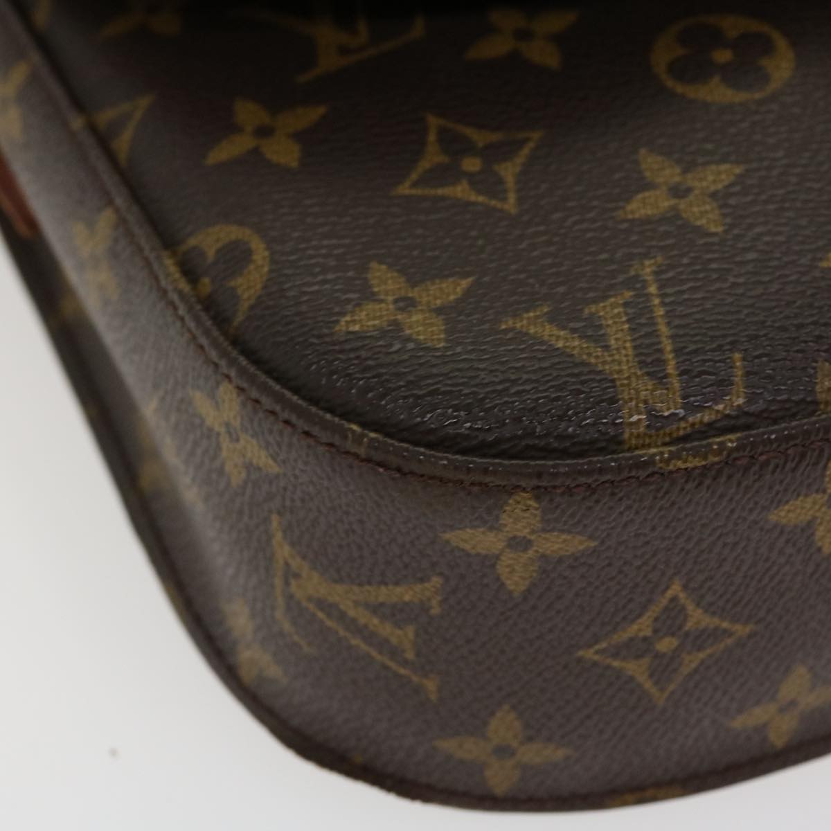 LOUIS VUITTON Monogram Saint Cloud GM Shoulder Bag M51242 LV Auth ny245