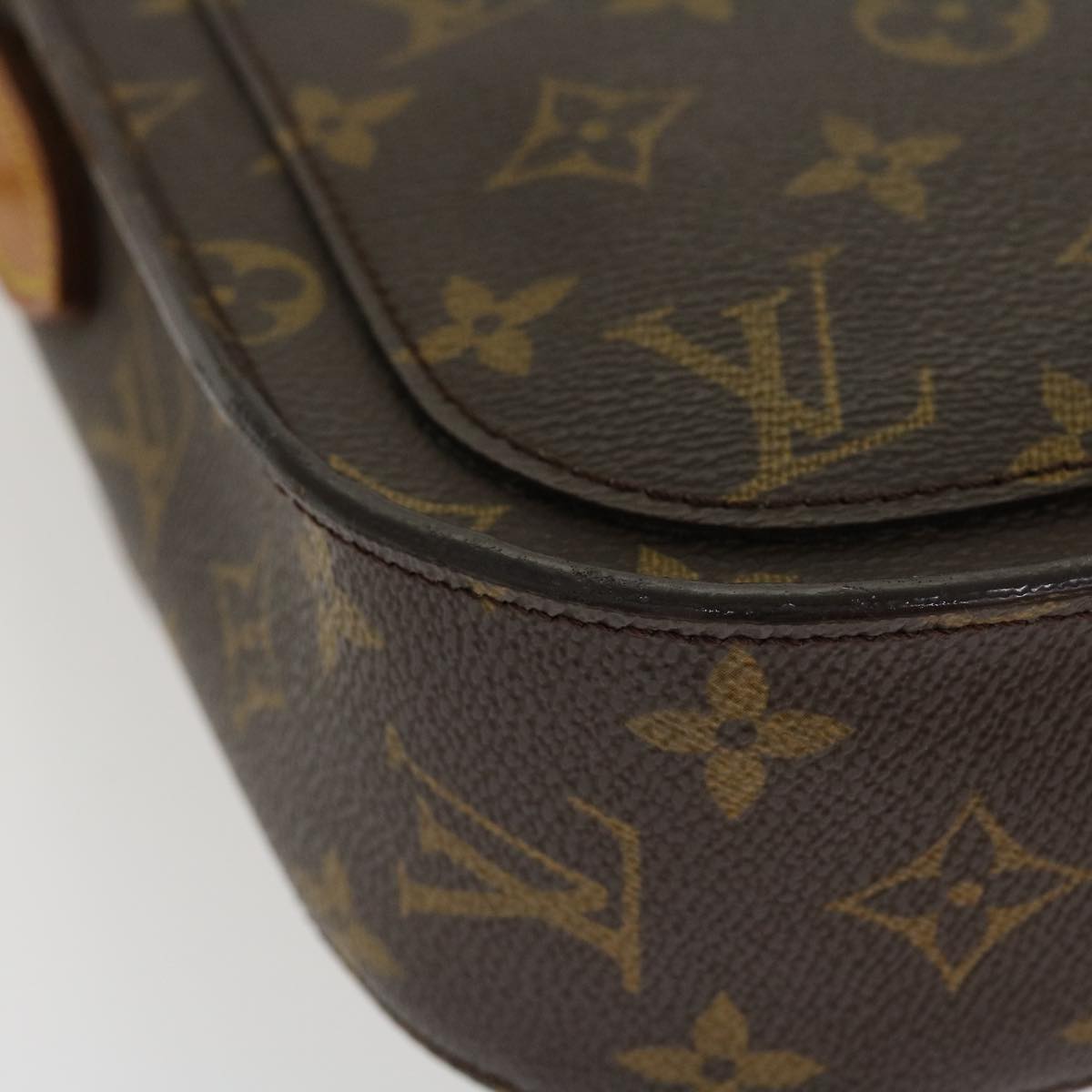 LOUIS VUITTON Monogram Saint Cloud GM Shoulder Bag M51242 LV Auth ny245