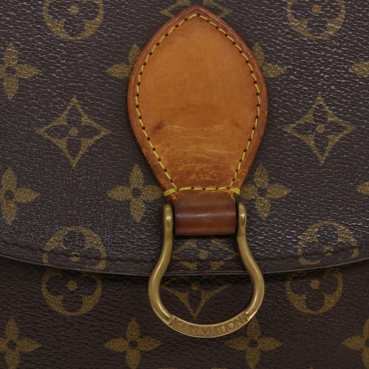 LOUIS VUITTON Monogram Saint Cloud GM Shoulder Bag M51242 LV Auth ny245