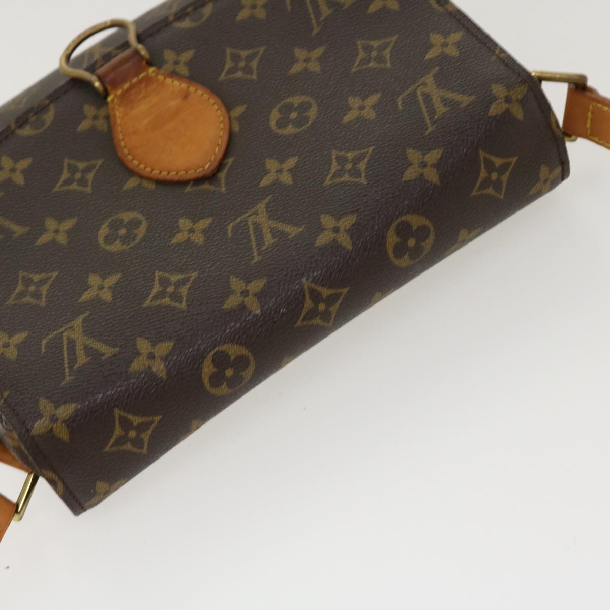 LOUIS VUITTON Monogram Saint Cloud GM Shoulder Bag M51242 LV Auth ny245