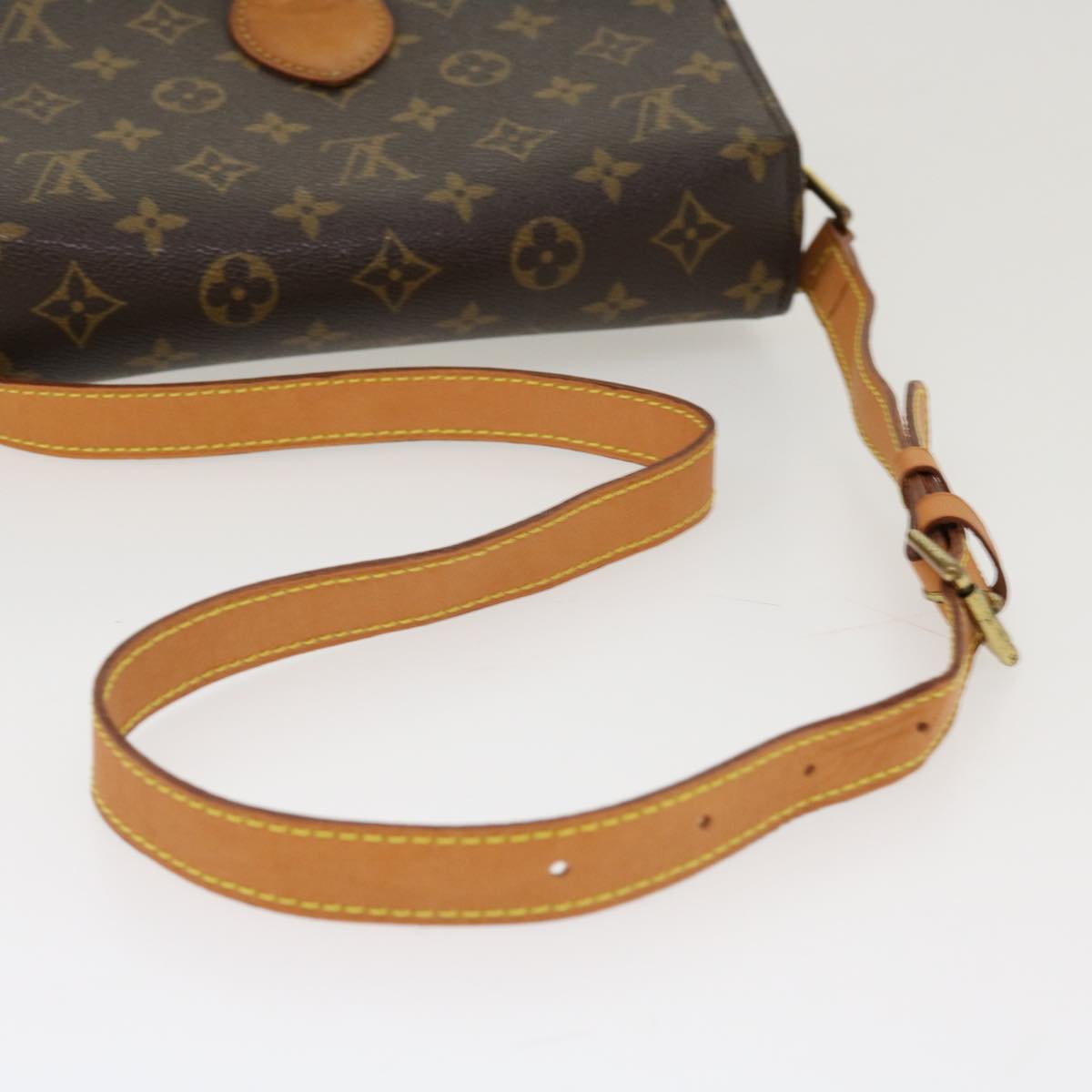 LOUIS VUITTON Monogram Saint Cloud GM Shoulder Bag M51242 LV Auth ny245