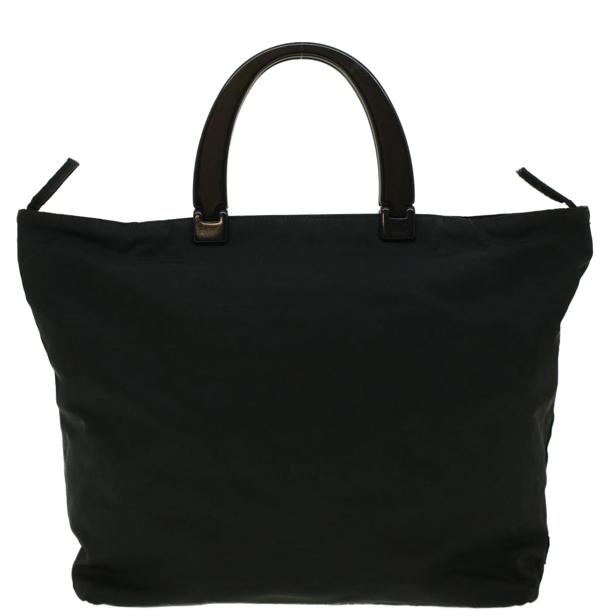 PRADA Hand Bag Nylon Black Auth ny246 - 0