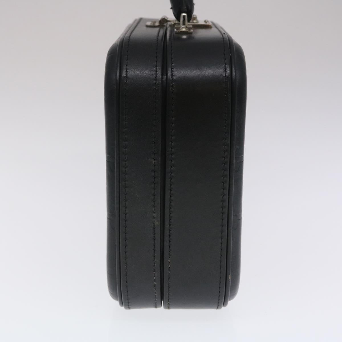 LOUIS VUITTON Monogram Glace Valisette PM Hand Bag Black M92235 LV Auth pt1110A