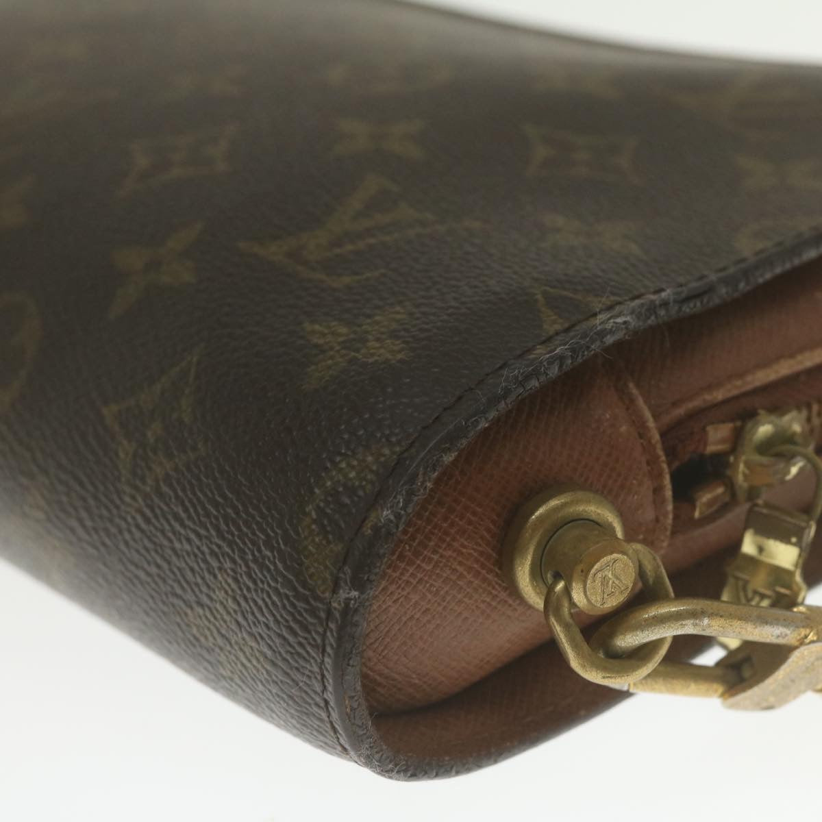 LOUIS VUITTON Monogram Orsay Clutch Bag M51790 LV Auth pt1135