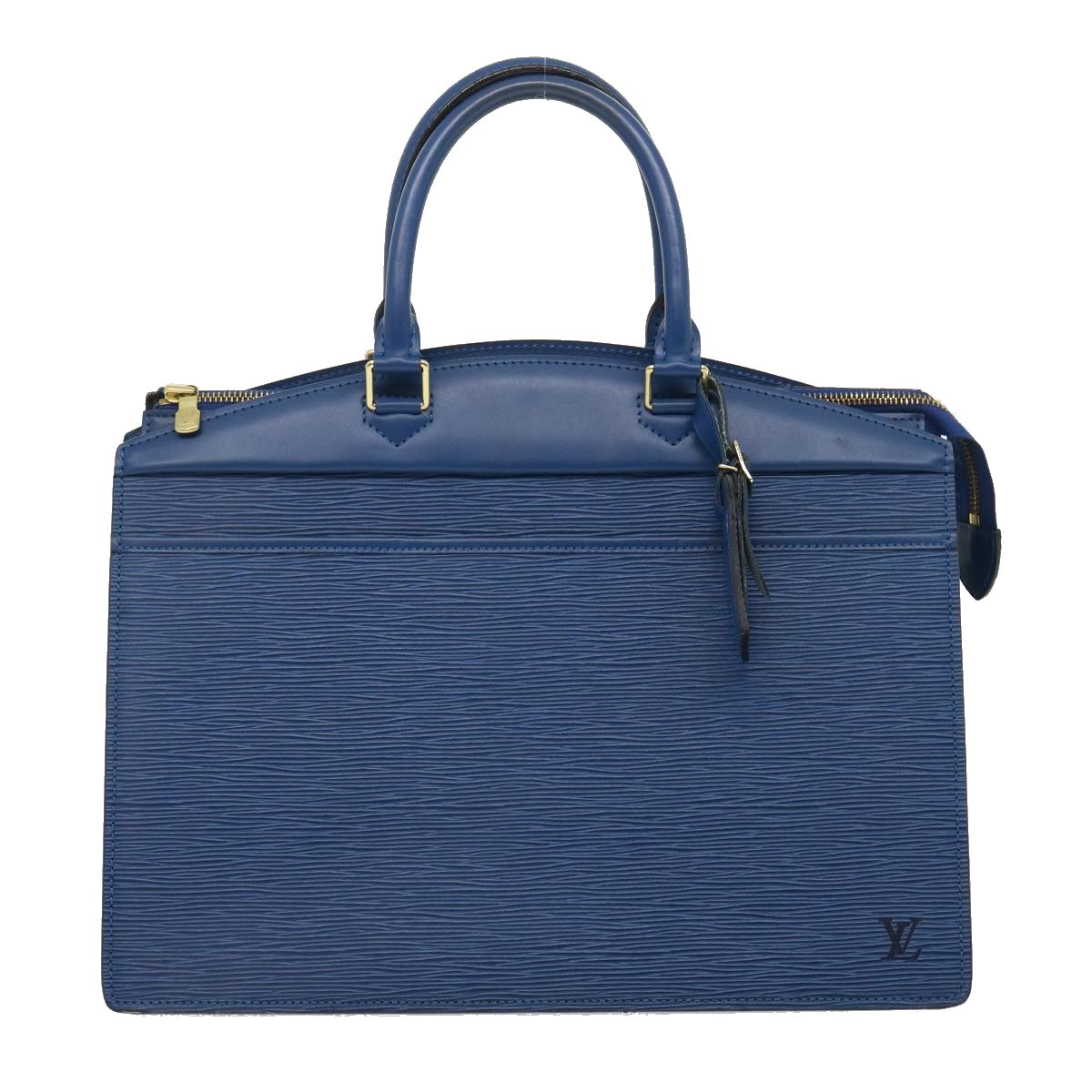 LOUIS VUITTON Epi Riviera Hand Bag Blue M48185 LV Auth pt1741