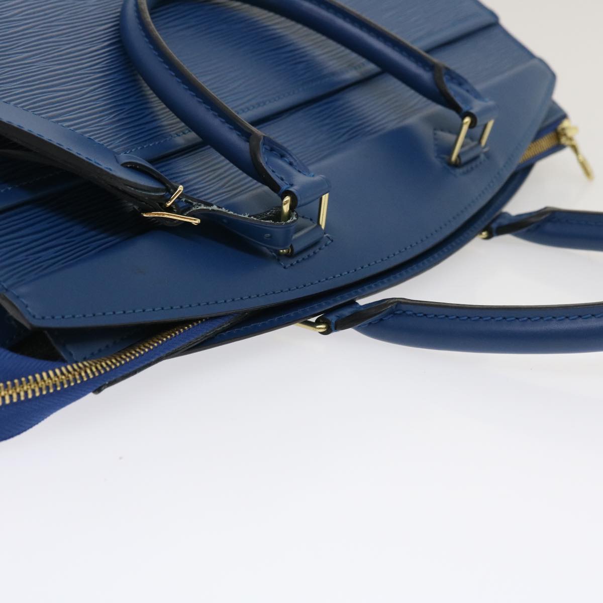 LOUIS VUITTON Epi Riviera Hand Bag Blue M48185 LV Auth pt1741