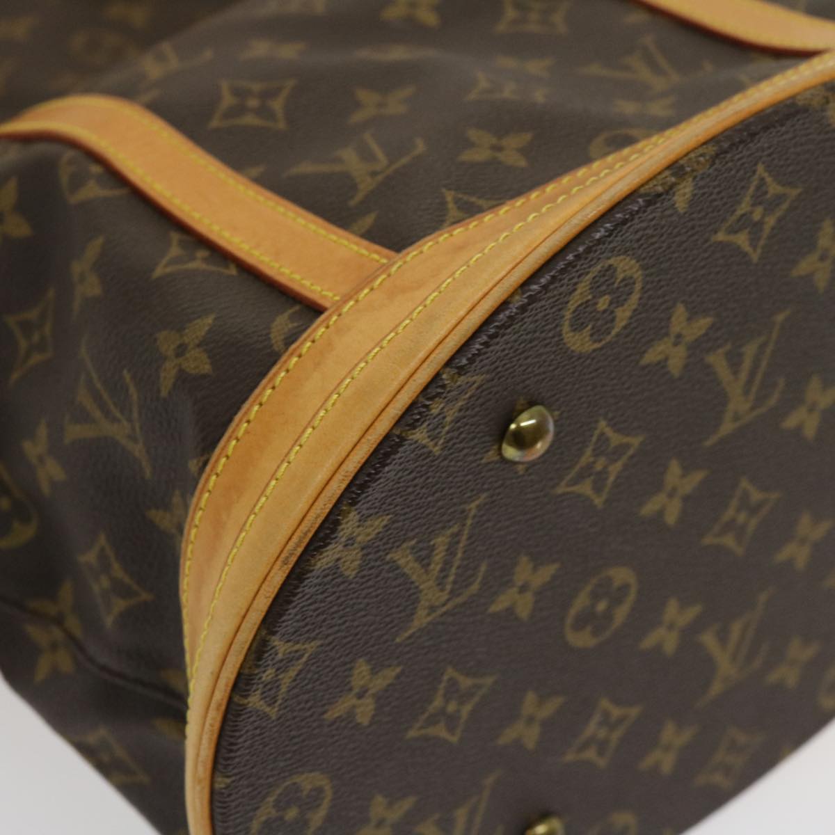 LOUIS VUITTON Monogram Bucket GM Shoulder Bag M42236 LV Auth pt1828