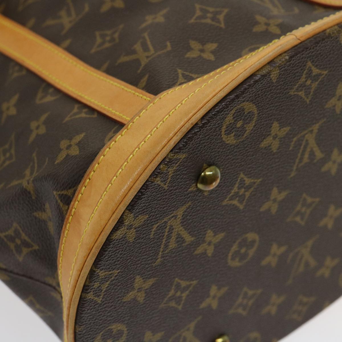 LOUIS VUITTON Monogram Bucket GM Shoulder Bag M42236 LV Auth pt1828