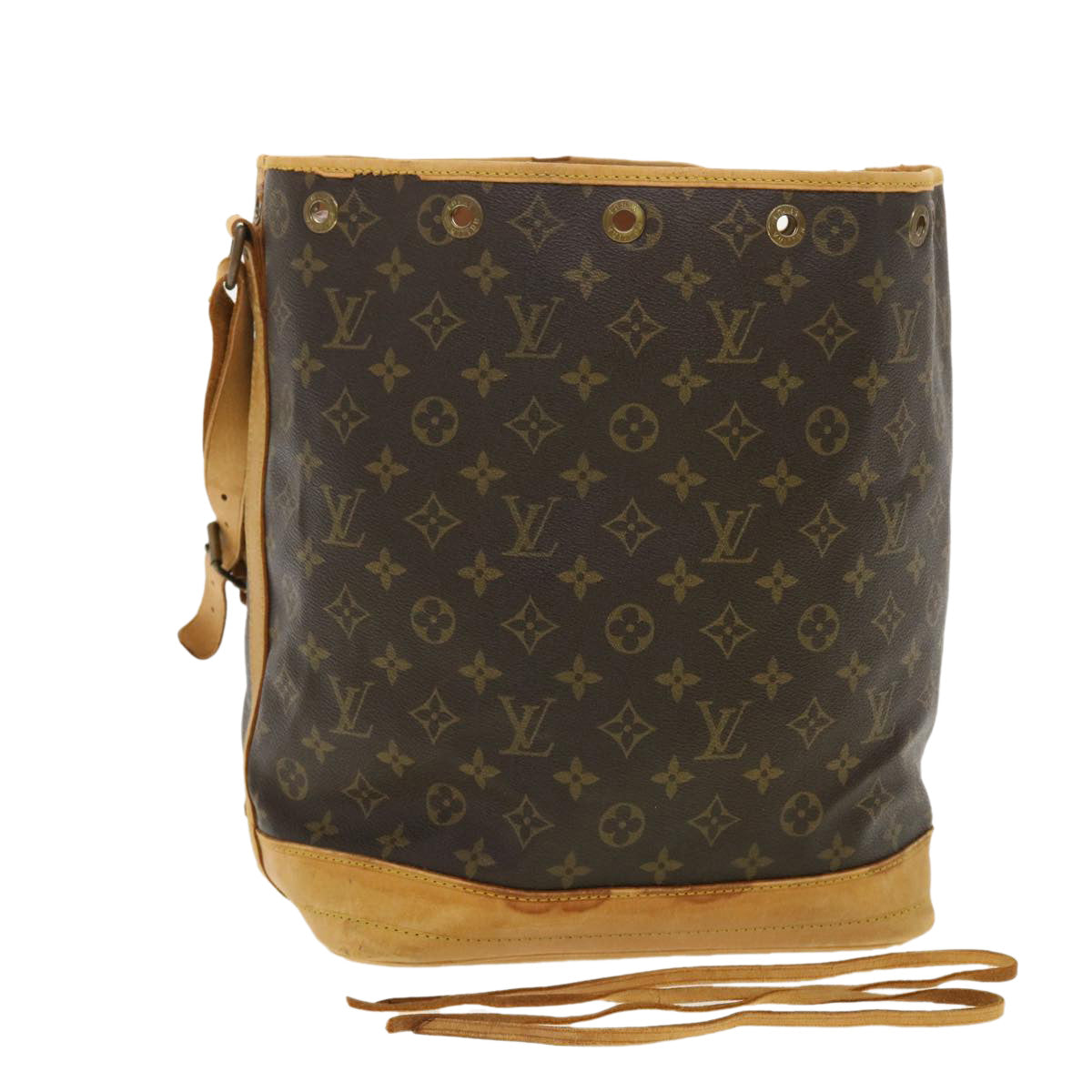 LOUIS VUITTON Monogram Noe Shoulder Bag M42224 LV Auth pt1985