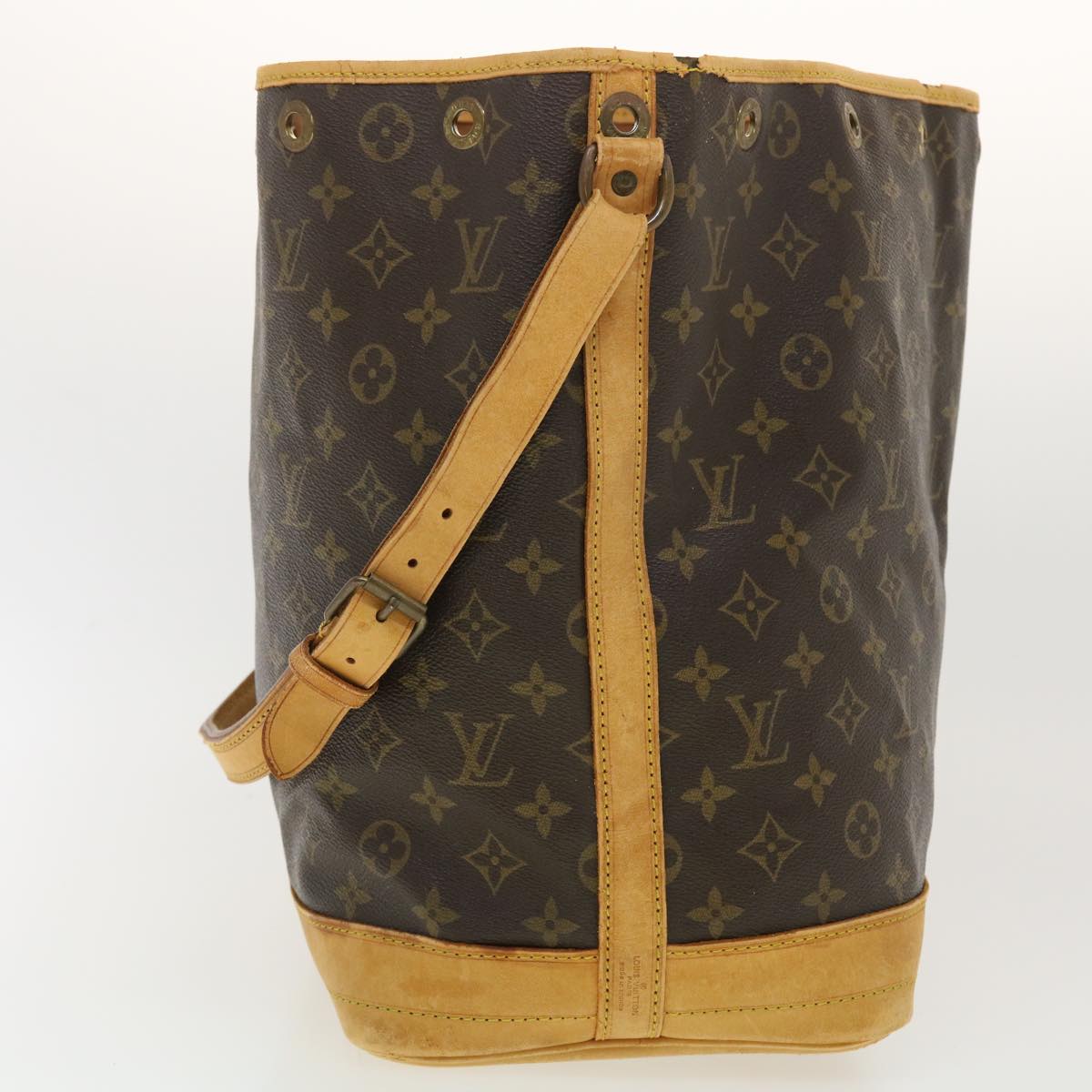 LOUIS VUITTON Monogram Noe Shoulder Bag M42224 LV Auth pt1985