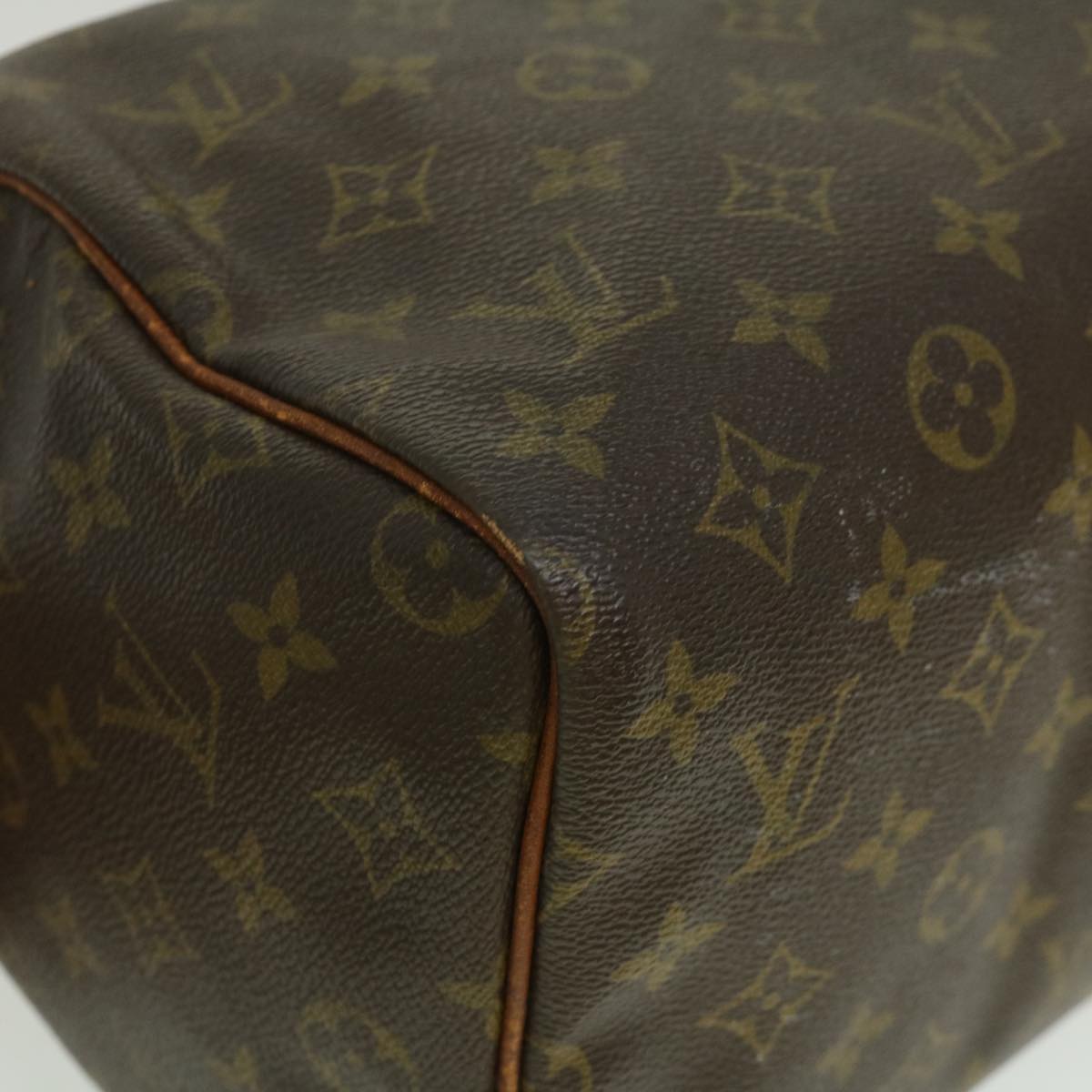 LOUIS VUITTON Monogram Speedy 30 Hand Bag M92642 LV Auth pt2092