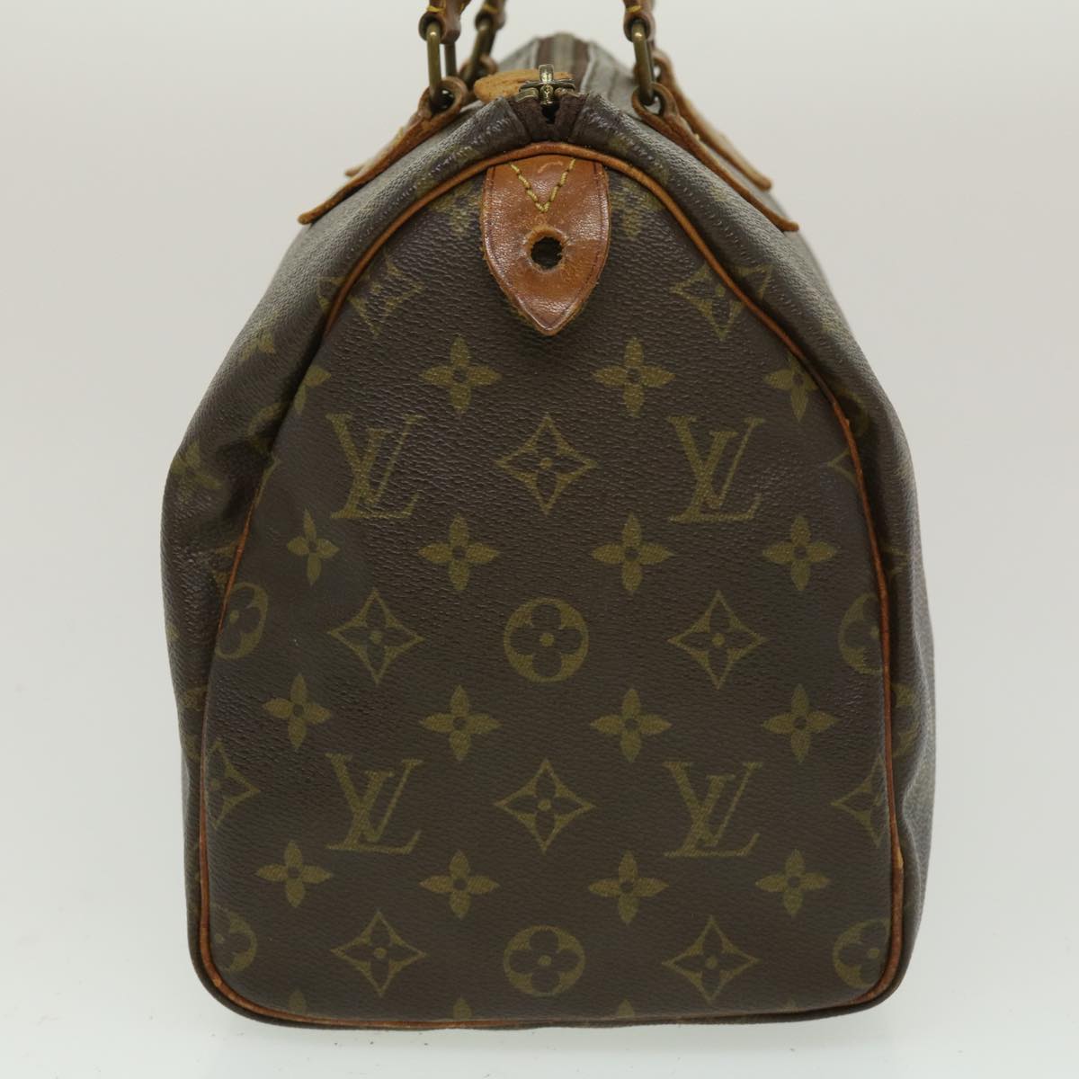 LOUIS VUITTON Monogram Speedy 30 Hand Bag M92642 LV Auth pt2092