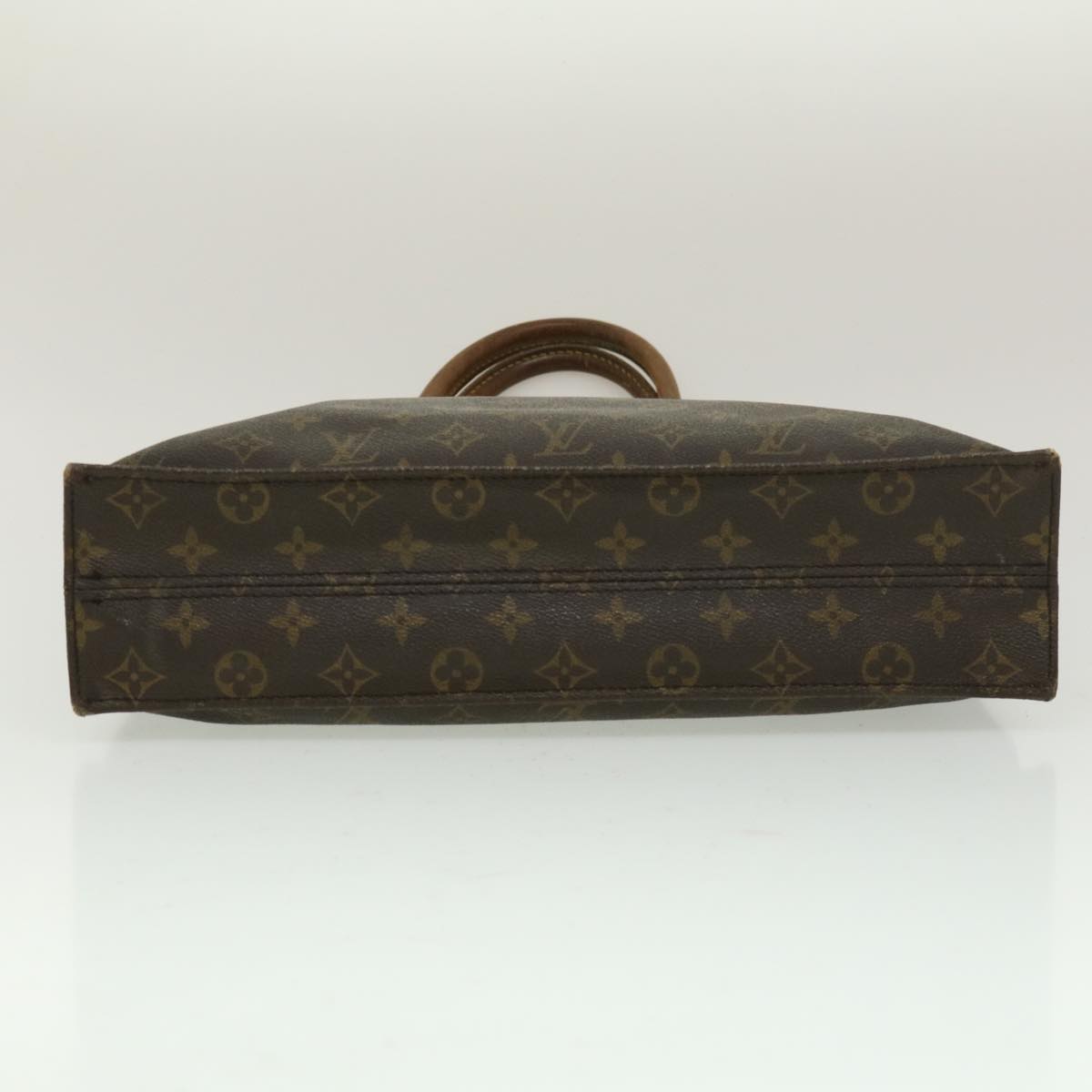 LOUIS VUITTON Monogram Sac Plat Hand Bag M51140 LV Auth pt2100