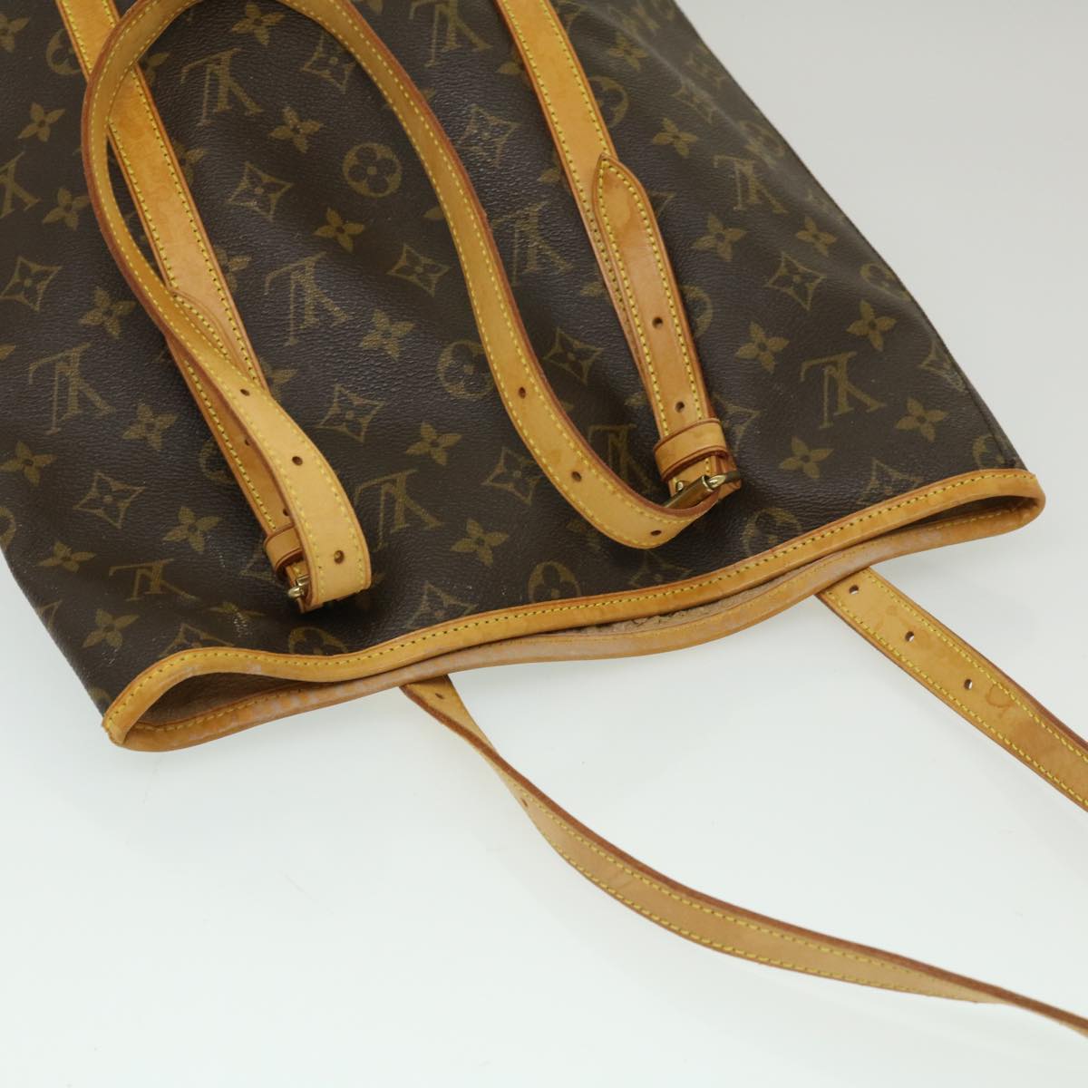 LOUIS VUITTON Monogram Bucket GM Shoulder Bag M42236 LV Auth pt2322