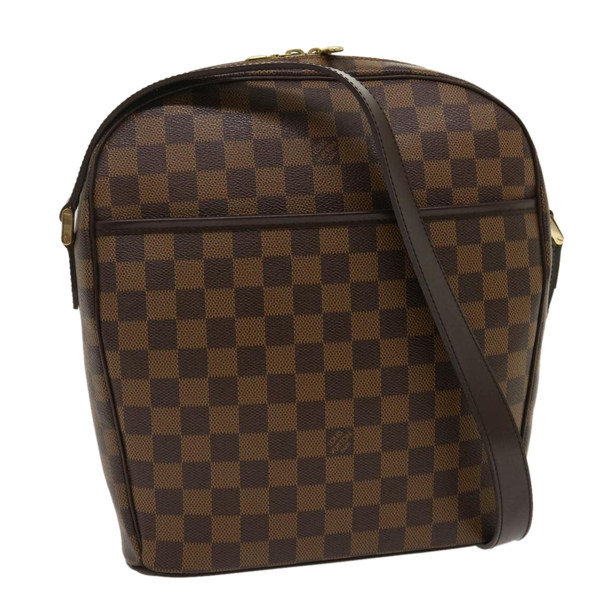 LOUIS VUITTON Damier Ebene Ipanema GM Shoulder Bag N51292 LV Auth pt2372