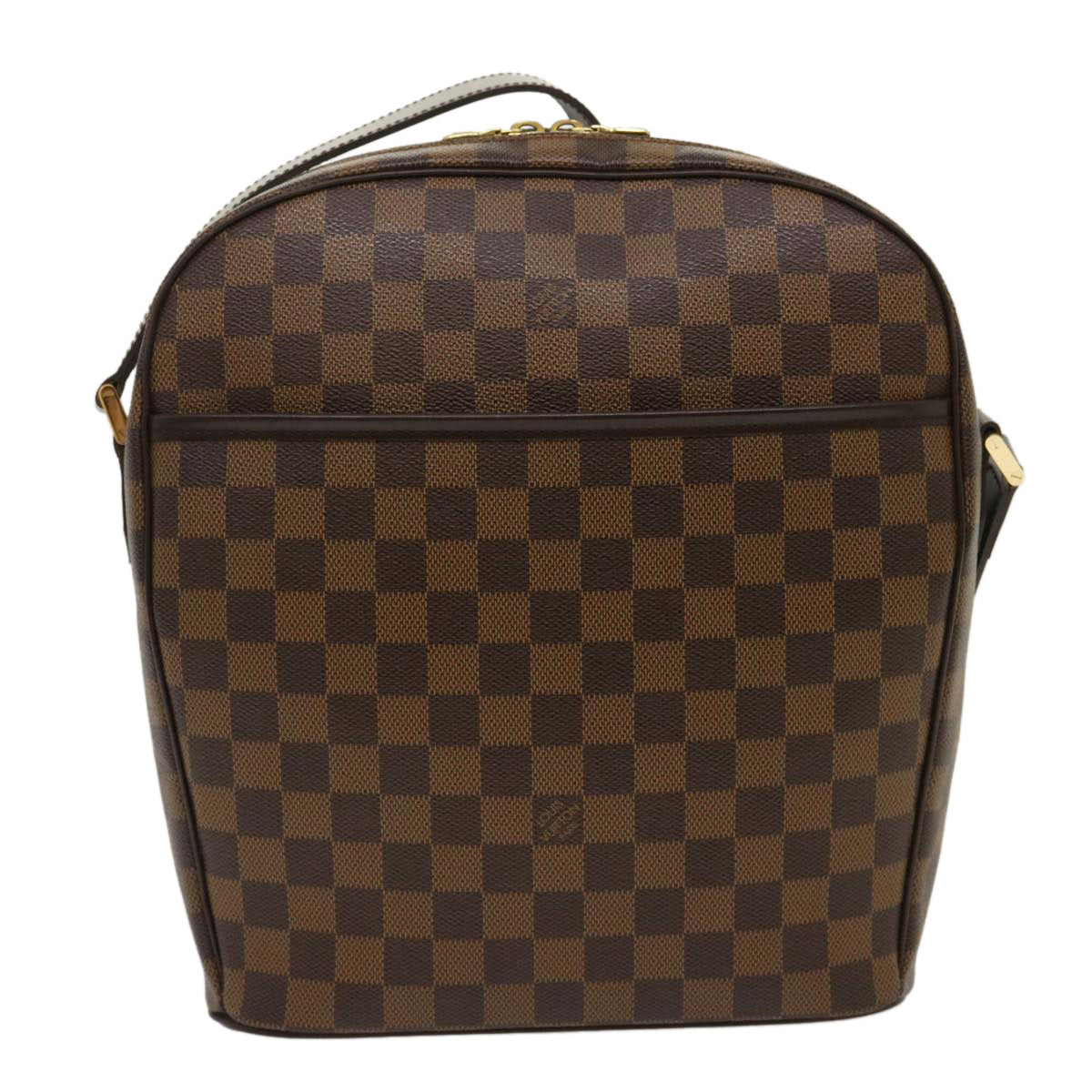 LOUIS VUITTON Damier Ebene Ipanema GM Shoulder Bag N51292 LV Auth pt2372