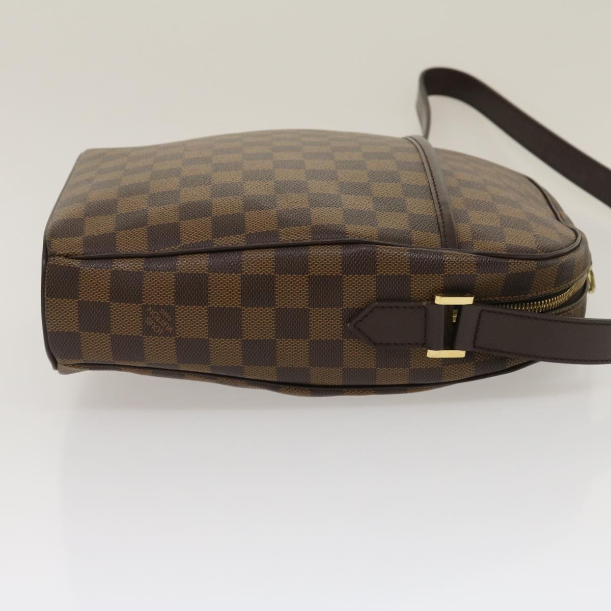 LOUIS VUITTON Damier Ebene Ipanema GM Shoulder Bag N51292 LV Auth pt2372