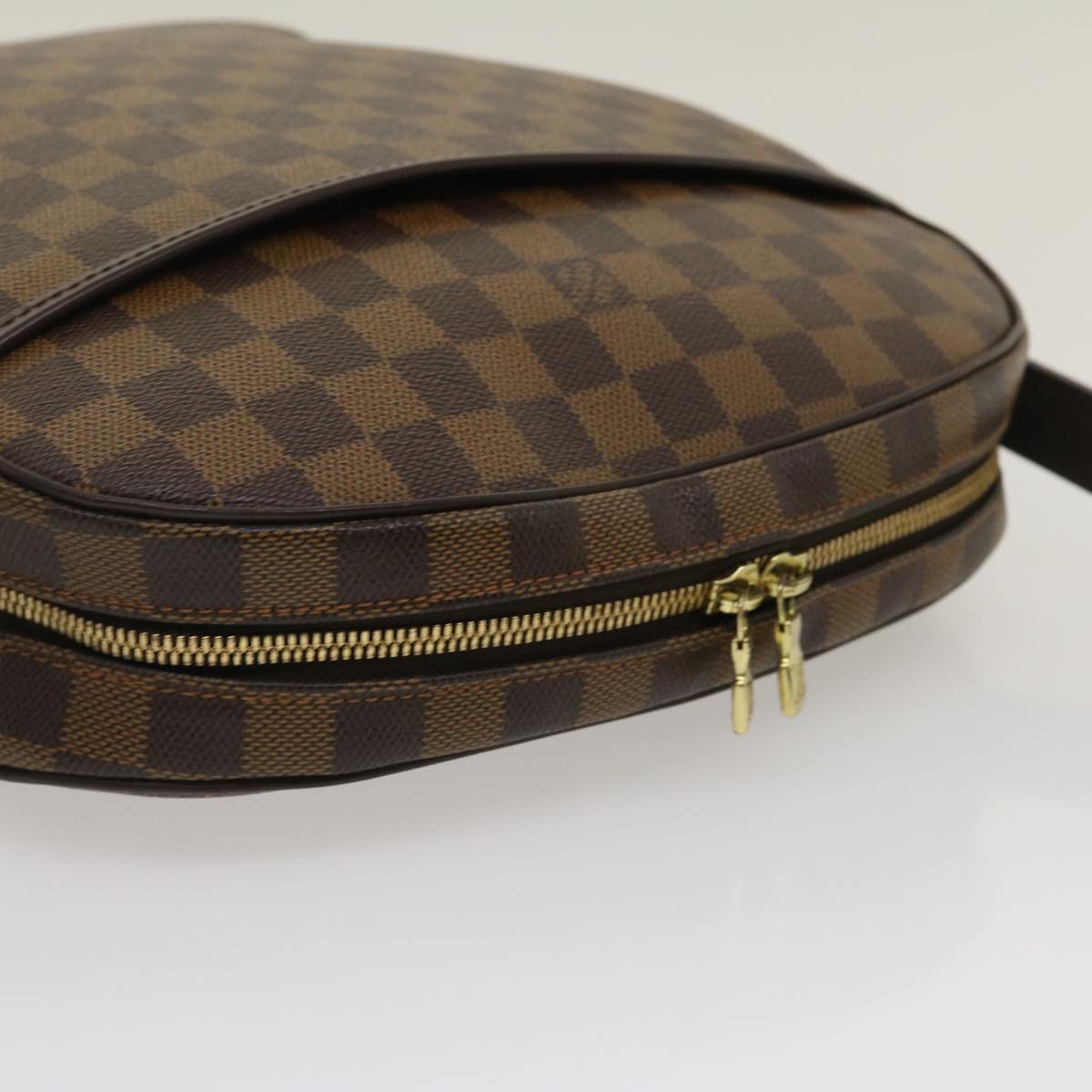 LOUIS VUITTON Damier Ebene Ipanema GM Shoulder Bag N51292 LV Auth pt2372