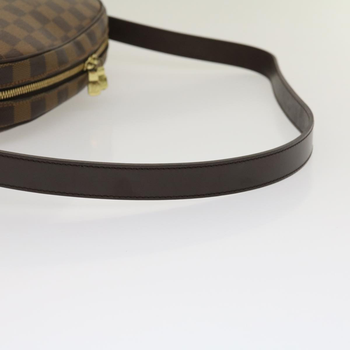 LOUIS VUITTON Damier Ebene Ipanema GM Shoulder Bag N51292 LV Auth pt2372