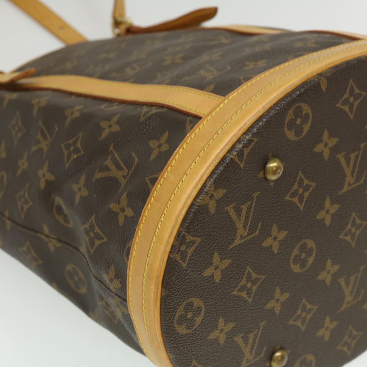 LOUIS VUITTON Monogram Bucket GM Accessory Pouch LV Auth pt2407