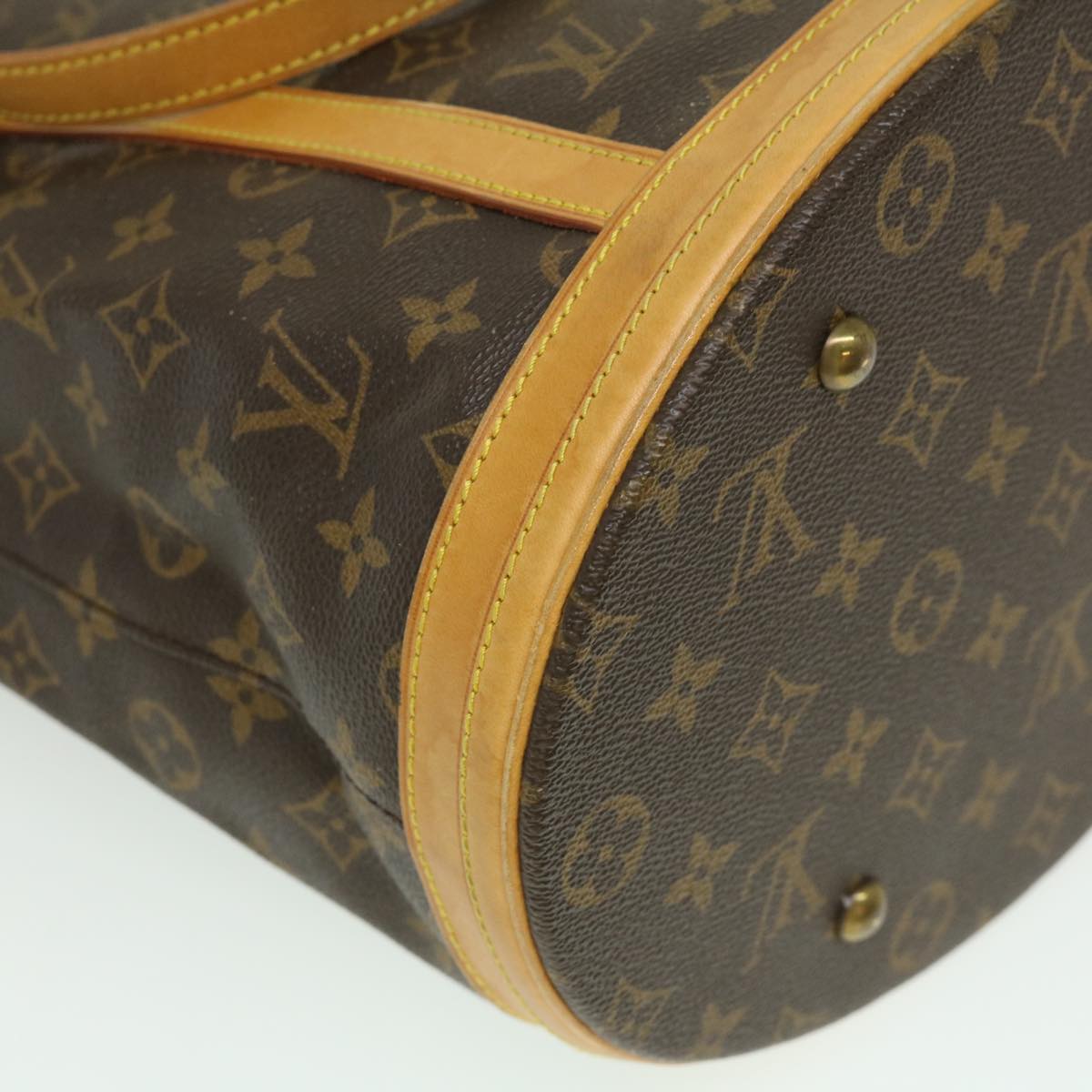 LOUIS VUITTON Monogram Bucket GM Accessory Pouch LV Auth pt2407