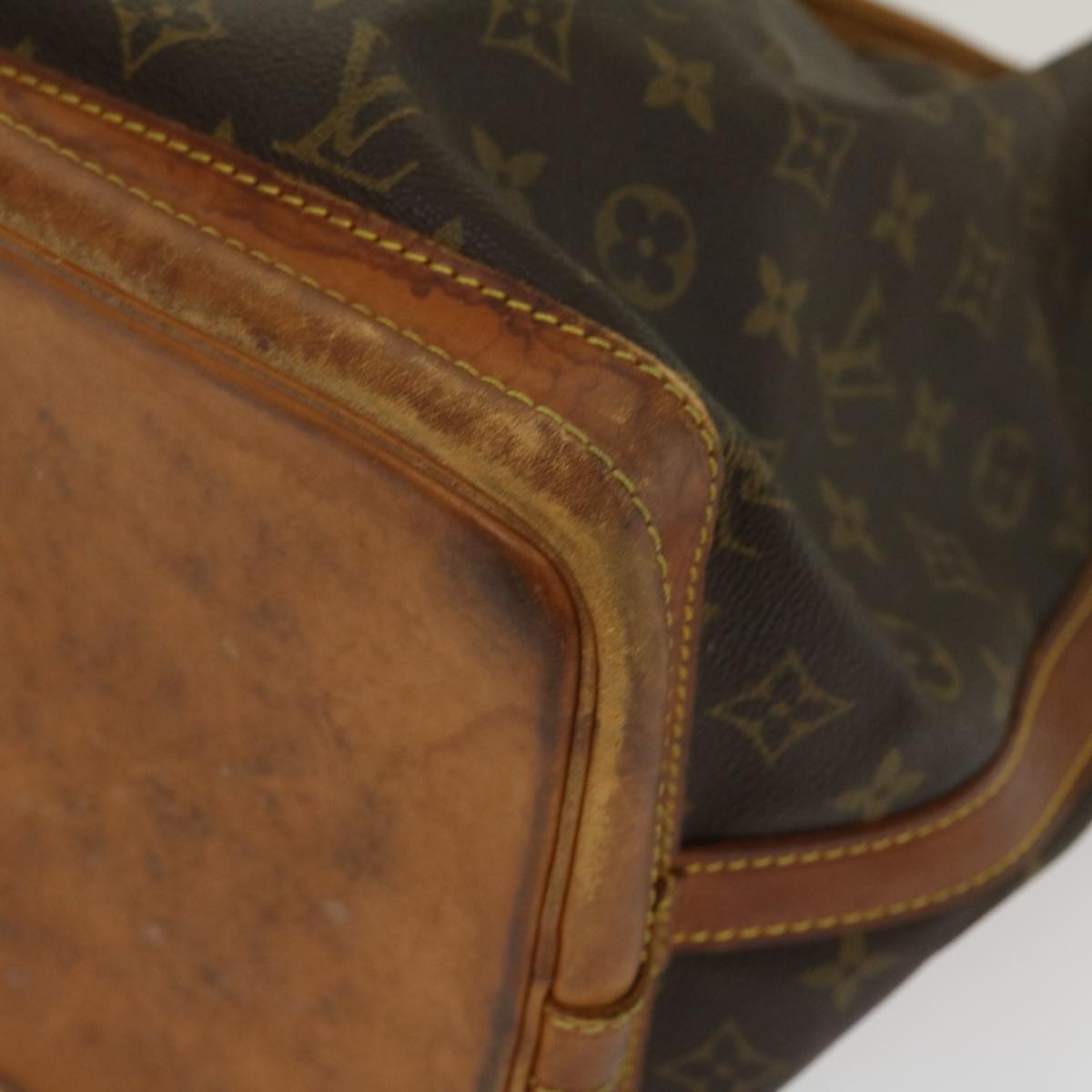 LOUIS VUITTON Monogram Noe Shoulder Bag M42224 LV Auth pt2478