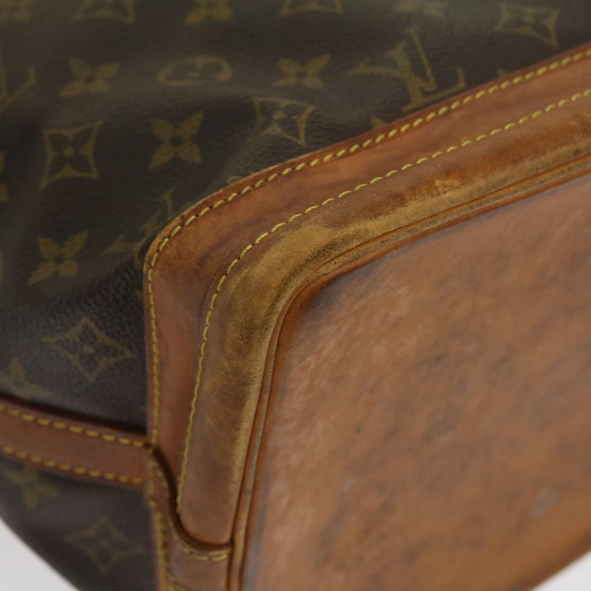 LOUIS VUITTON Monogram Noe Shoulder Bag M42224 LV Auth pt2478