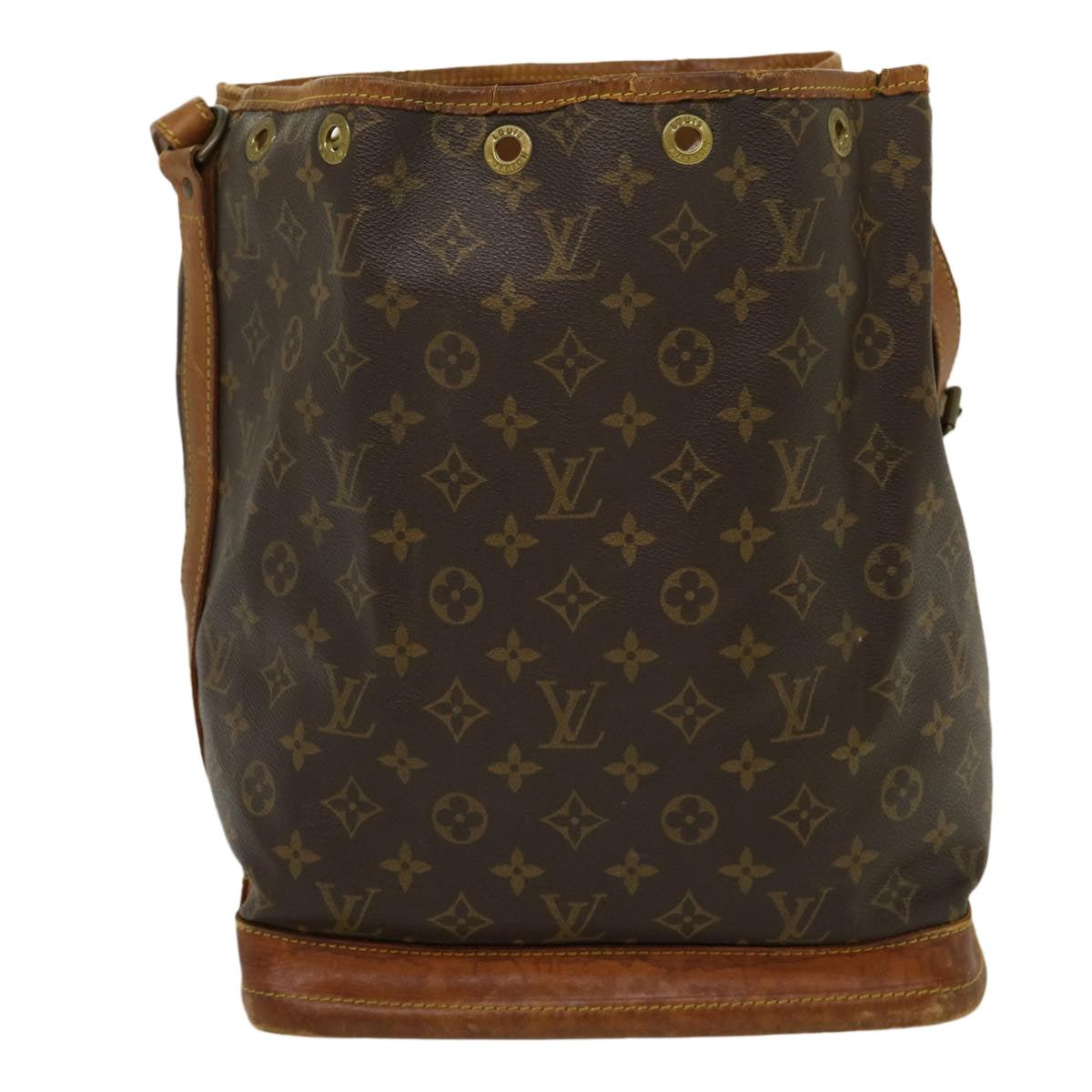 LOUIS VUITTON Monogram Noe Shoulder Bag M42224 LV Auth pt2478