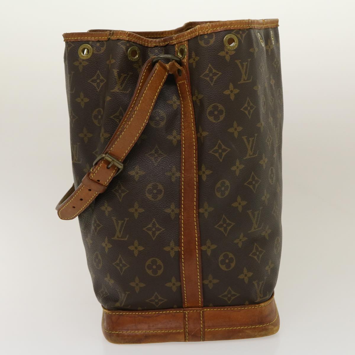 LOUIS VUITTON Monogram Noe Shoulder Bag M42224 LV Auth pt2478