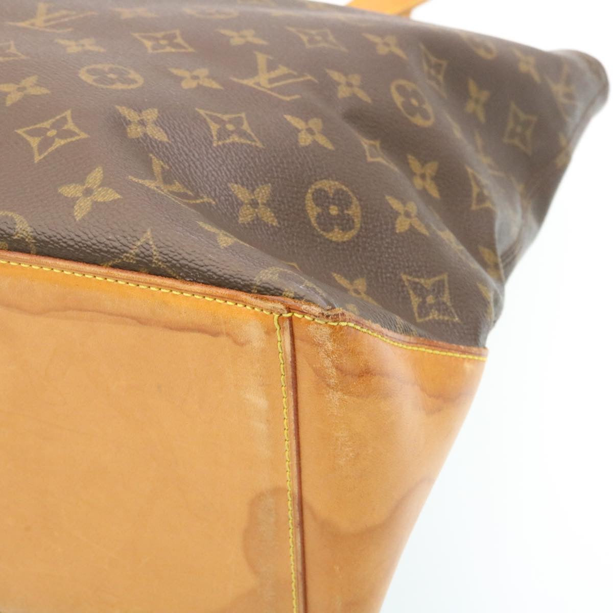 LOUIS VUITTON Monogram Cabas Mezzo Tote Bag M51151 LV Auth pt269