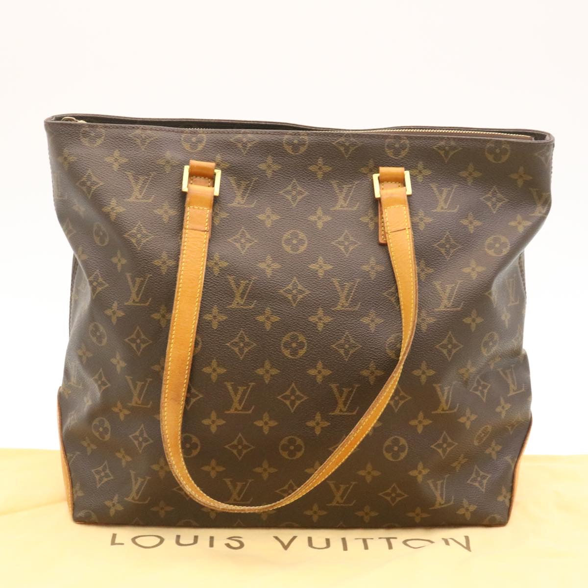 LOUIS VUITTON Monogram Cabas Mezzo Tote Bag M51151 LV Auth pt269