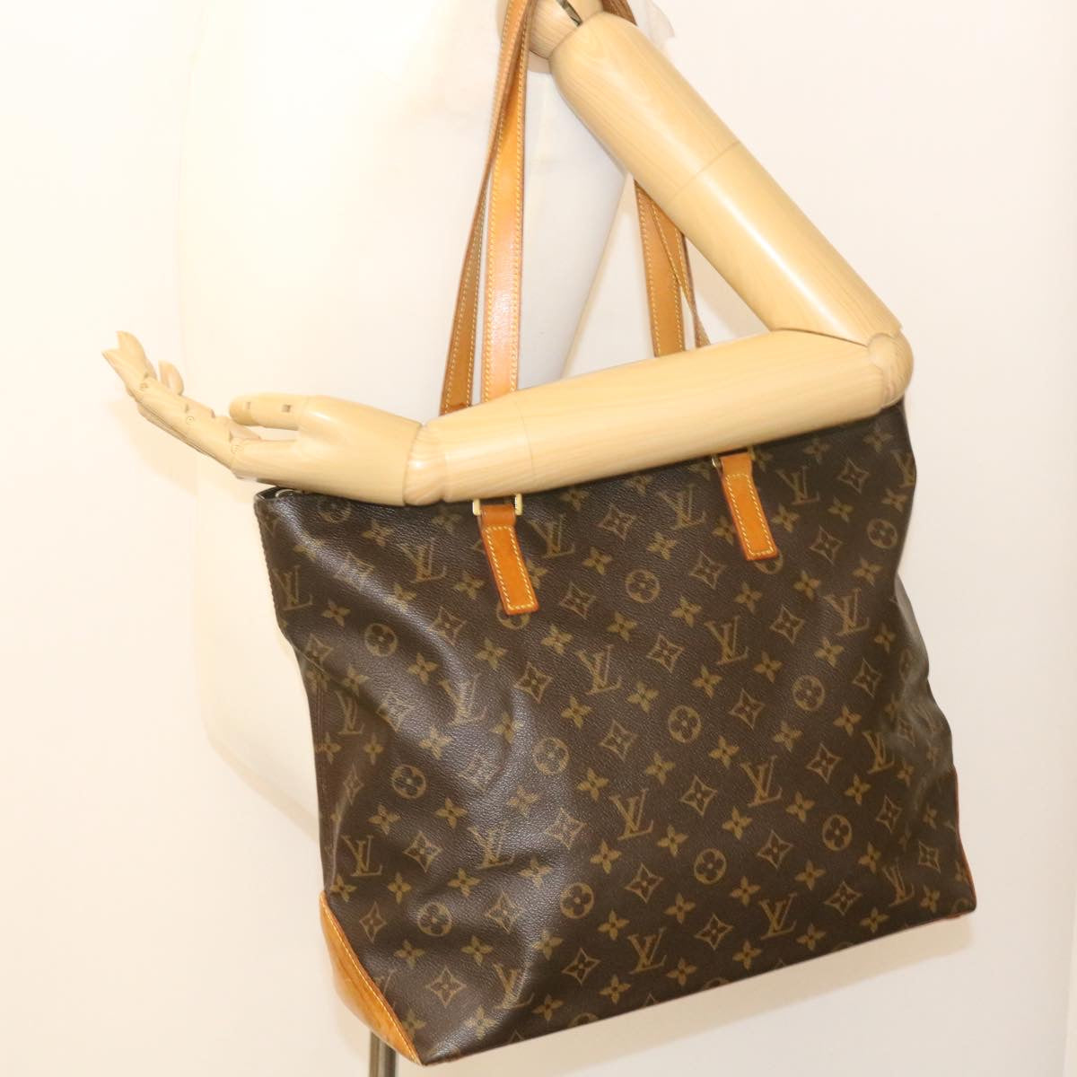 LOUIS VUITTON Monogram Cabas Mezzo Tote Bag M51151 LV Auth pt269