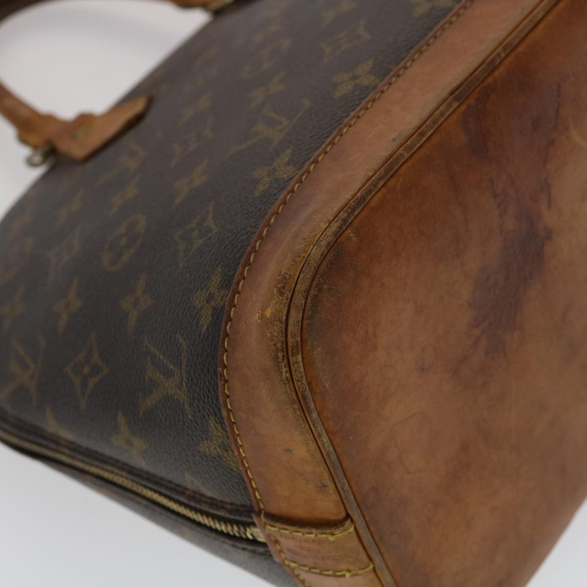 LOUIS VUITTON Monogram Alma Hand Bag M51130 LV Auth pt2725