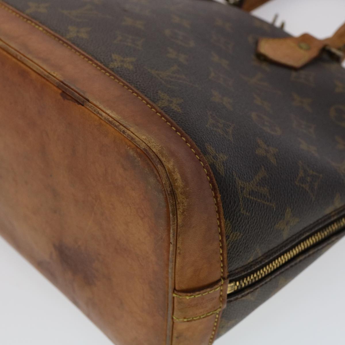 LOUIS VUITTON Monogram Alma Hand Bag M51130 LV Auth pt2725