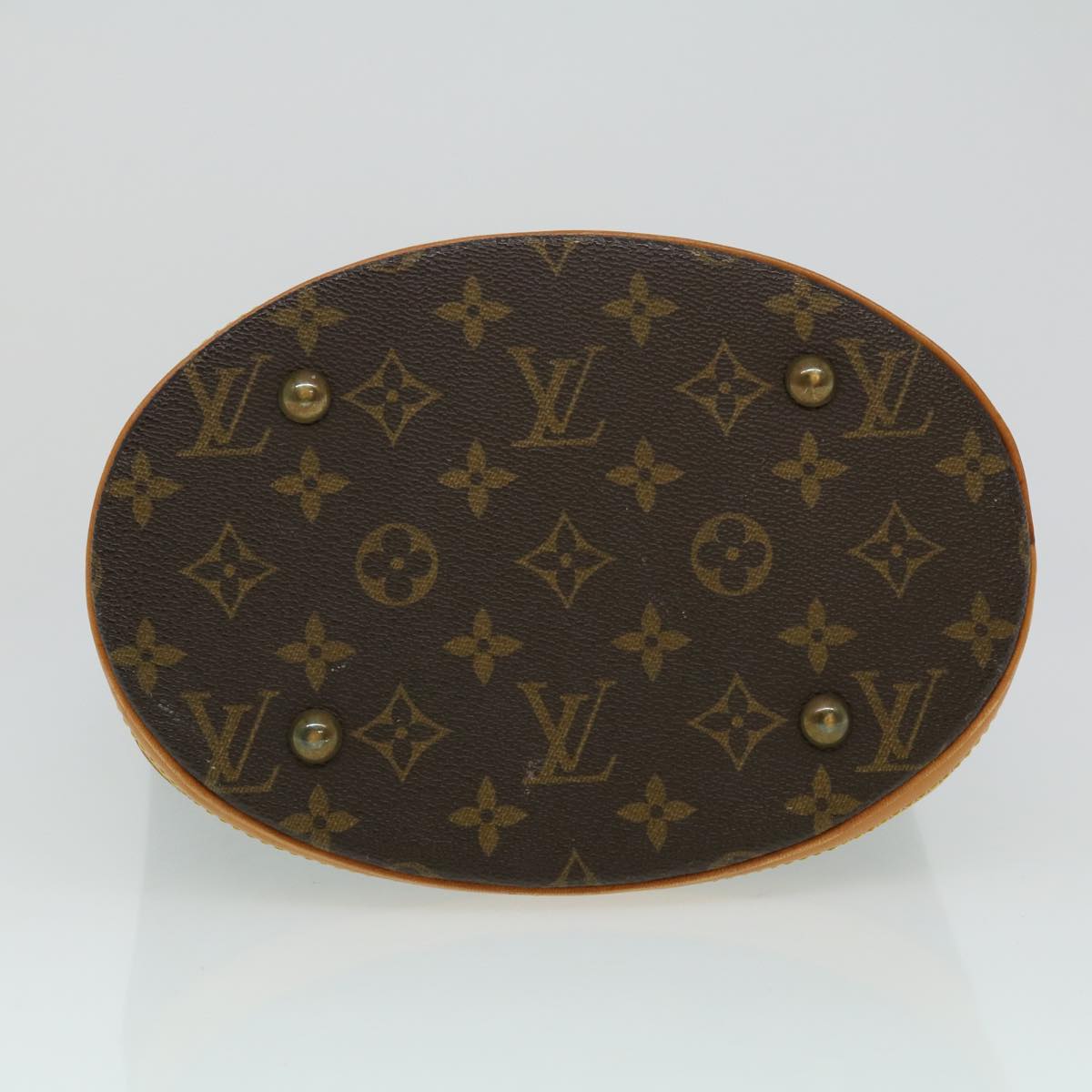 LOUIS VUITTON Monogram Bucket PM Shoulder Bag M42238 LV Auth pt2995