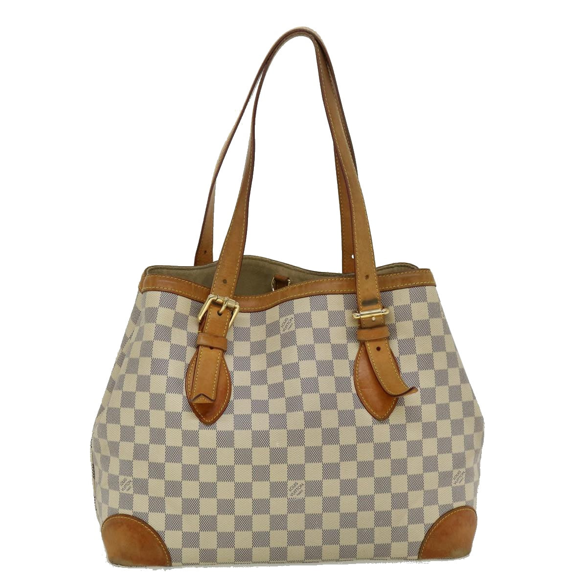 LOUIS VUITTON Damier Azur Hampstead MM Tote Bag N51206 LV Auth pt3159 - 0