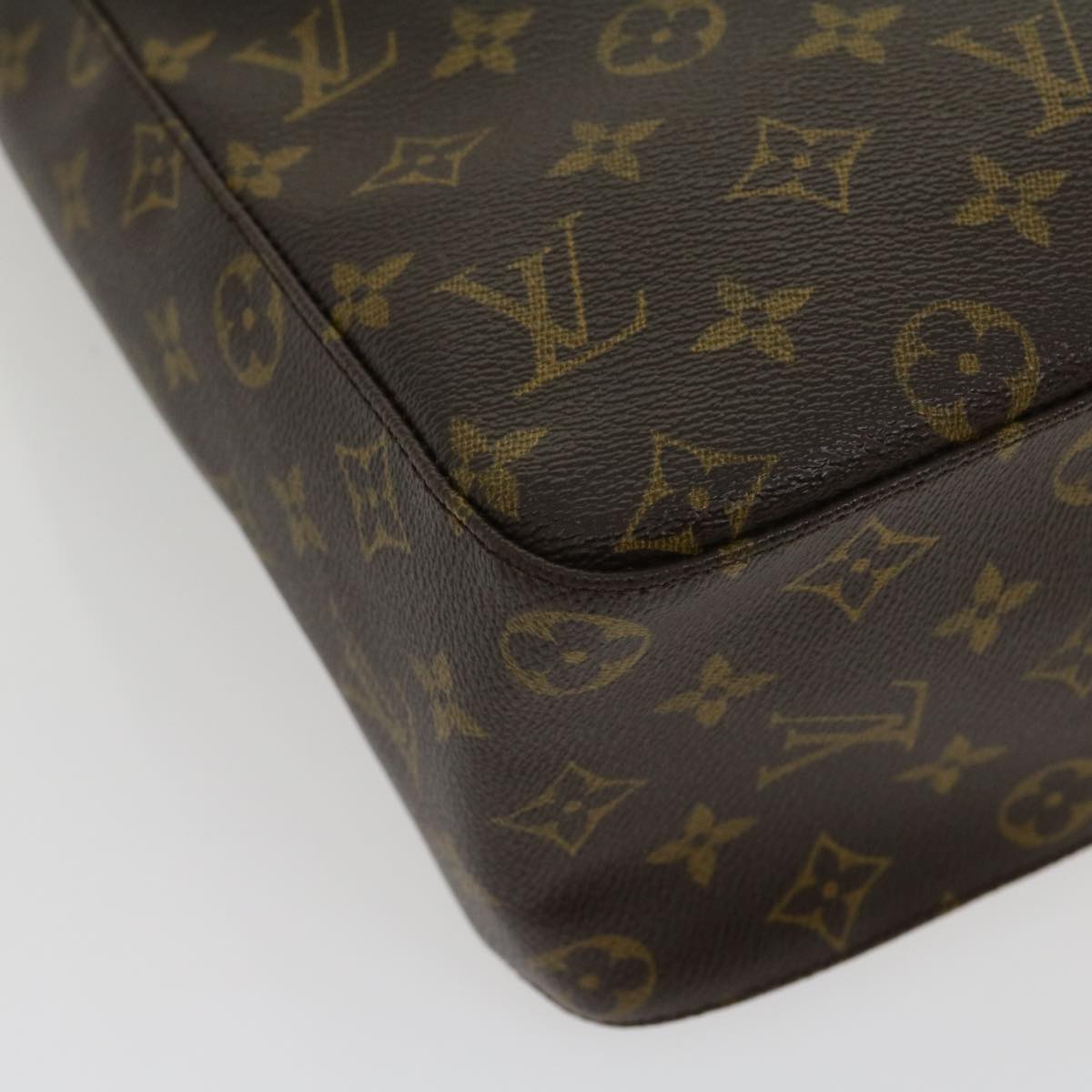 LOUIS VUITTON Monogram Looping GM Shoulder Bag M51145 LV Auth pt3332