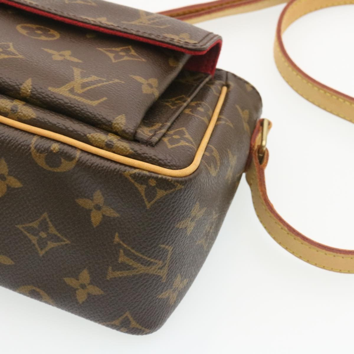 LOUIS VUITTON Monogram Viva Cite PM Shoulder Bag M51165 LV Auth pt339