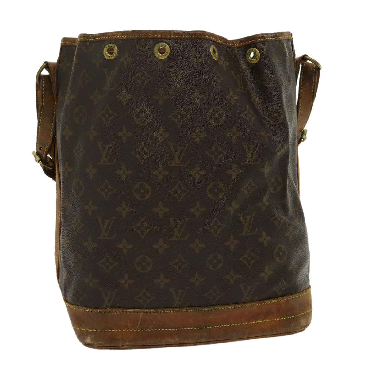 LOUIS VUITTON Monogram Noe Shoulder Bag M42224 LV Auth pt3427