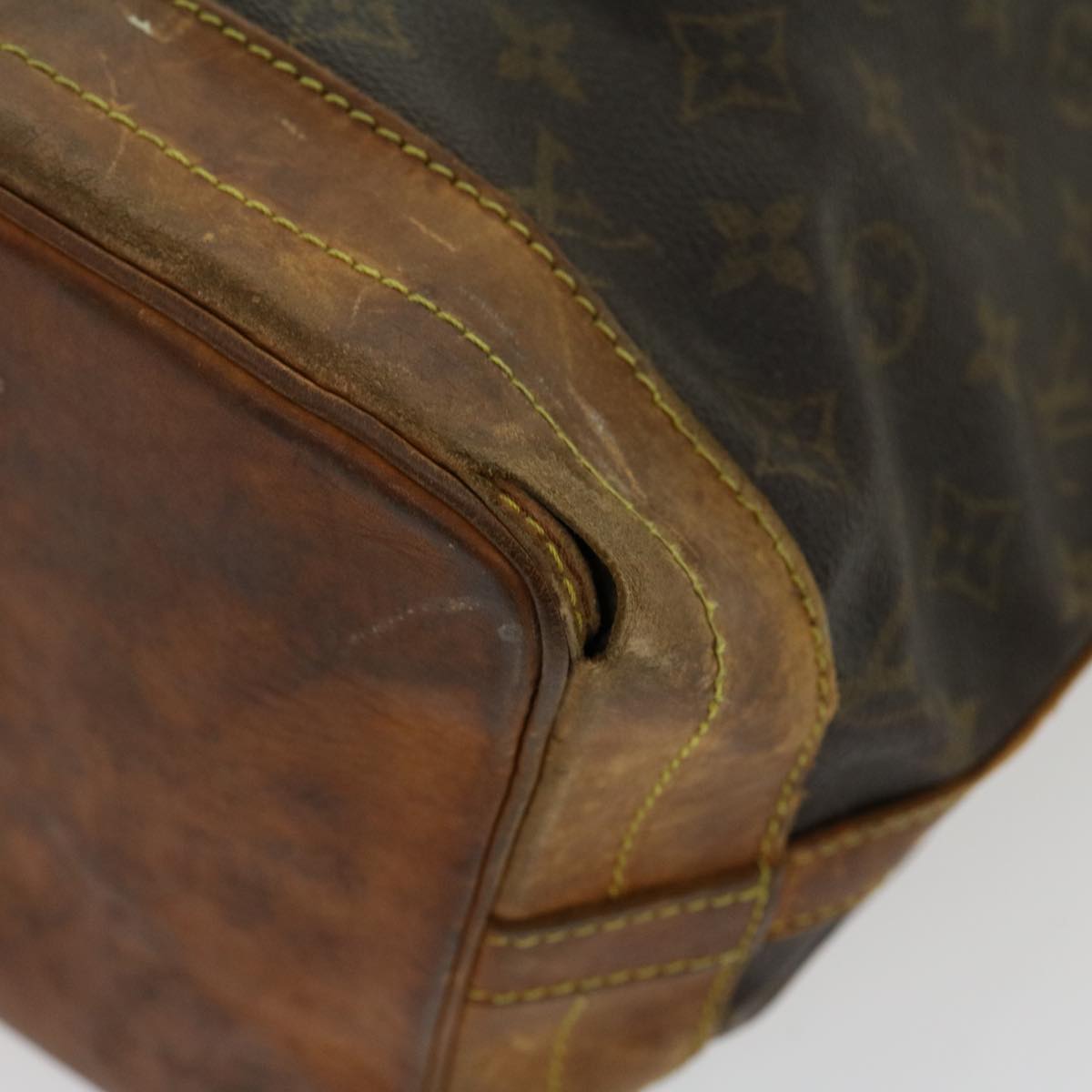 LOUIS VUITTON Monogram Noe Shoulder Bag M42224 LV Auth pt3427