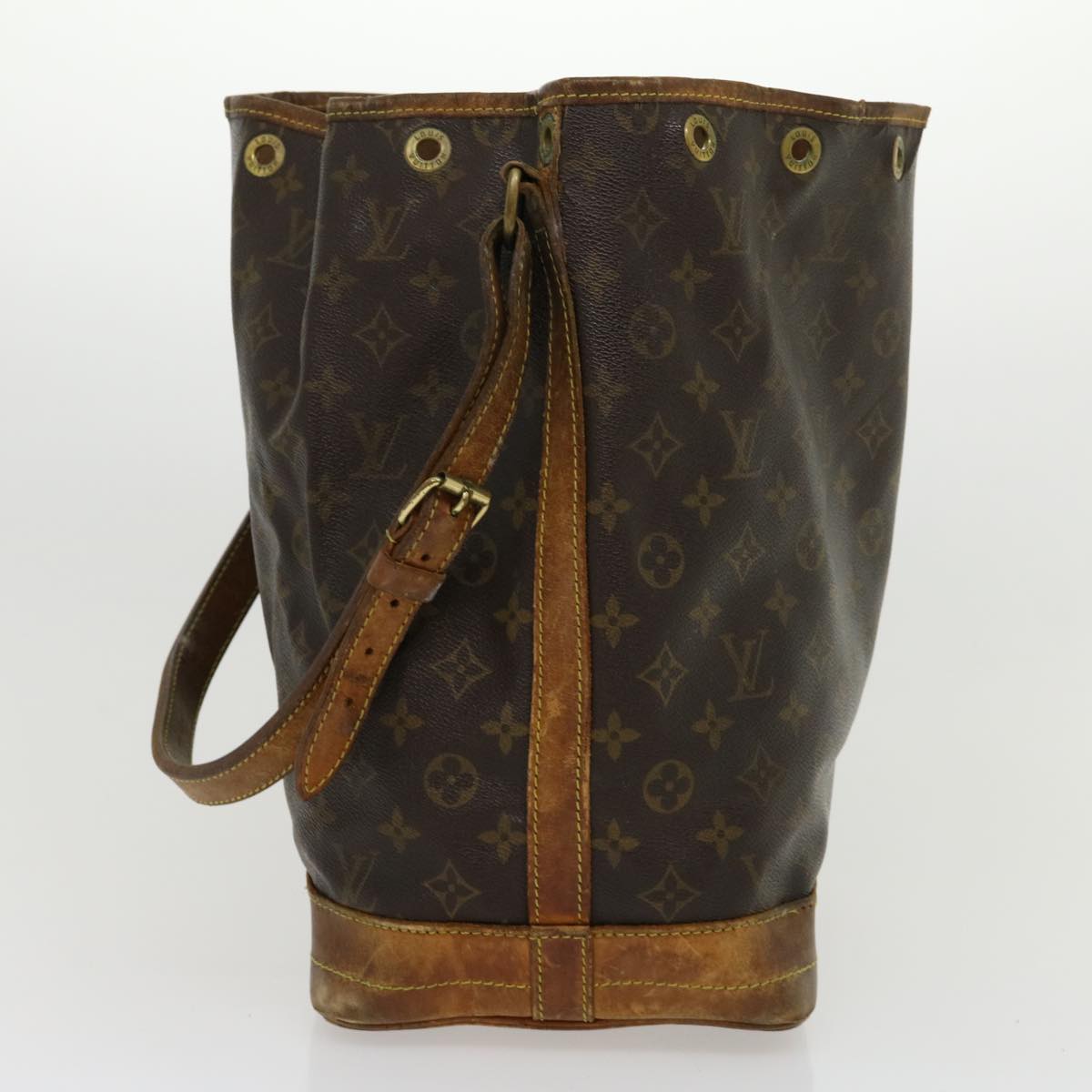 LOUIS VUITTON Monogram Noe Shoulder Bag M42224 LV Auth pt3427