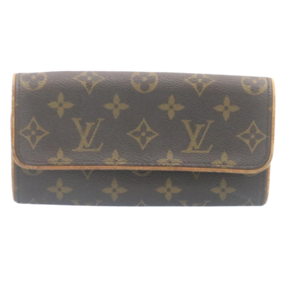 LOUIS VUITTON Monogram Pochette Twin PM Shoulder Bag M51854 LV Auth pt369