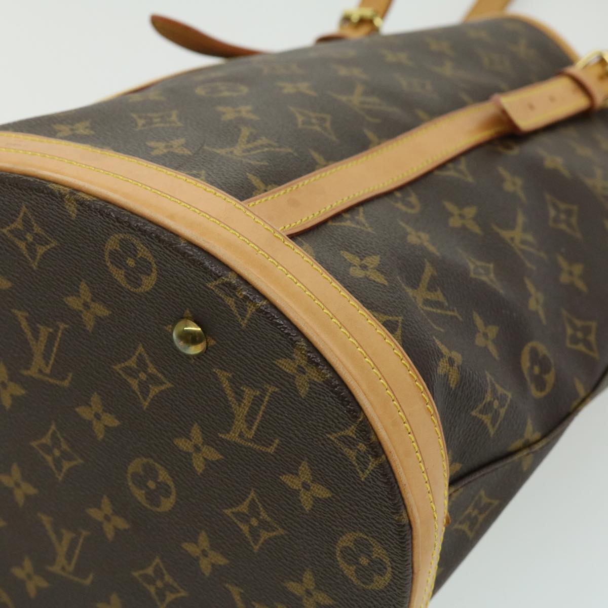 LOUIS VUITTON Monogram Bucket GM Shoulder Bag M42236 LV Auth pt4011